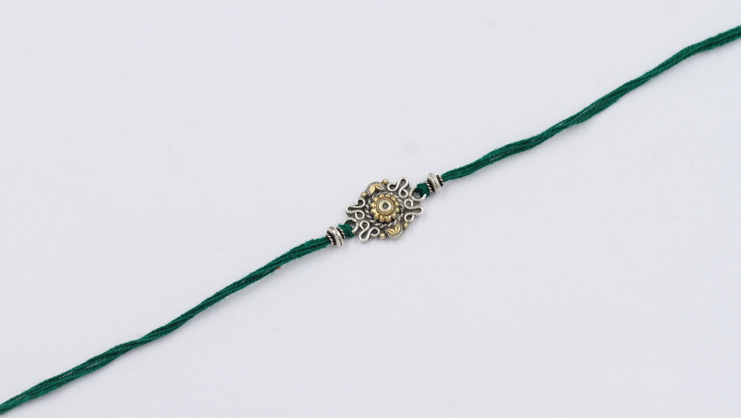 Sangeeta Boochra "925 Sterling Silver Rakhi: Timeless Bond"