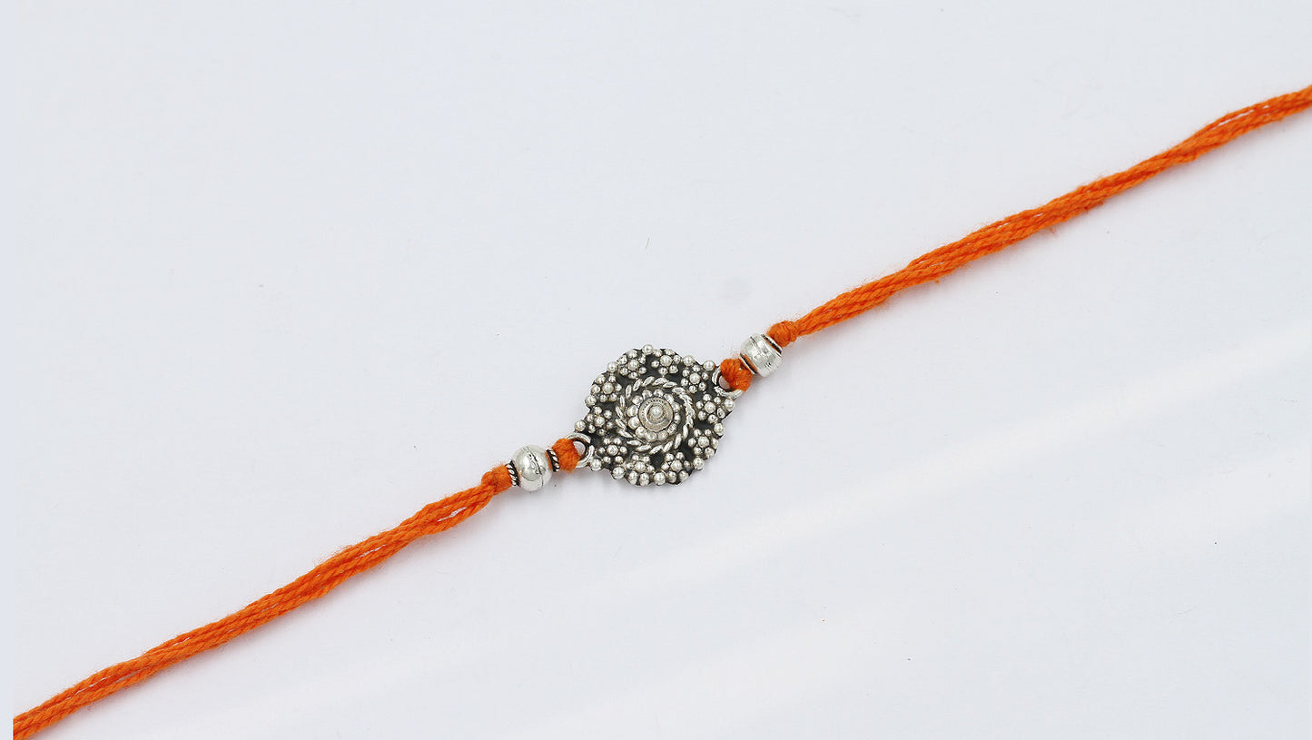 Sangeeta Boochra "925 Sterling Silver Rakhi: Timeless Bond"