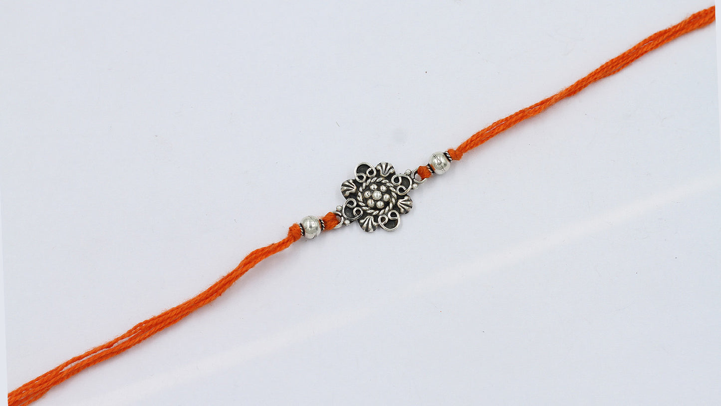 Sangeeta Boochra "925 Sterling Silver Rakhi: Timeless Bond"