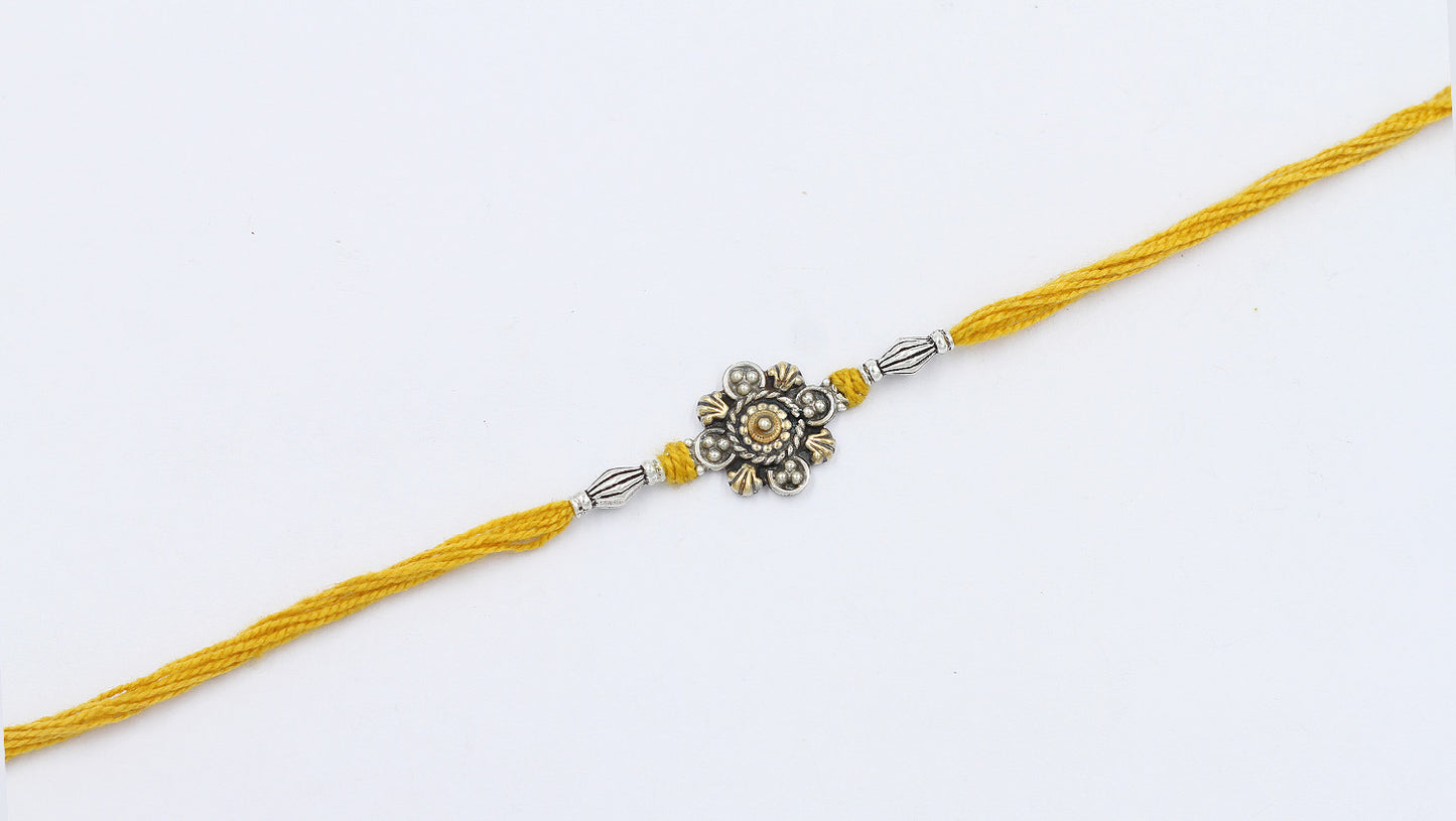 Sangeeta Boochra "925 Sterling Silver Rakhi: Timeless Bond"