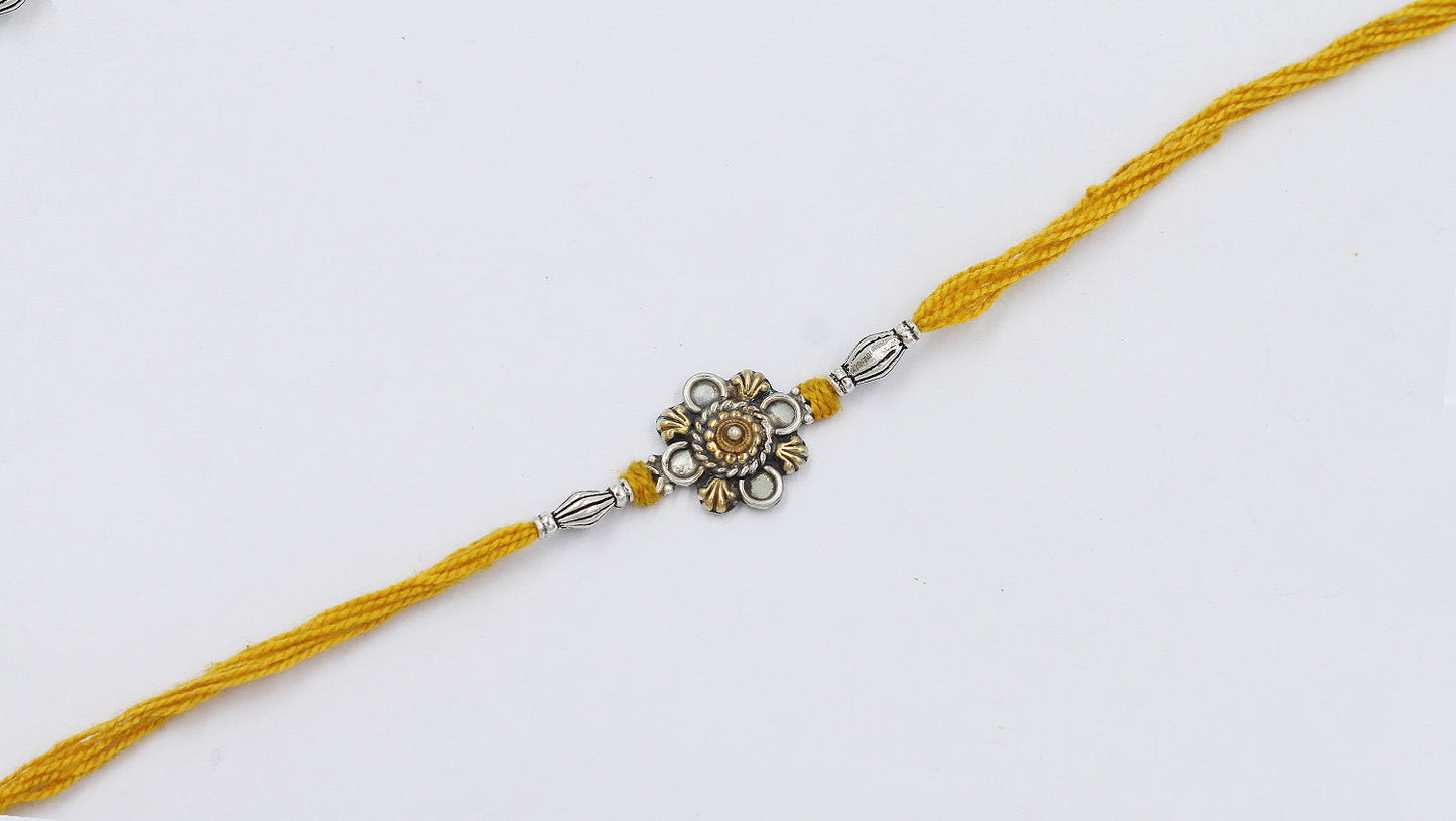 Sangeeta Boochra "925 Sterling Silver Rakhi: Timeless Bond"