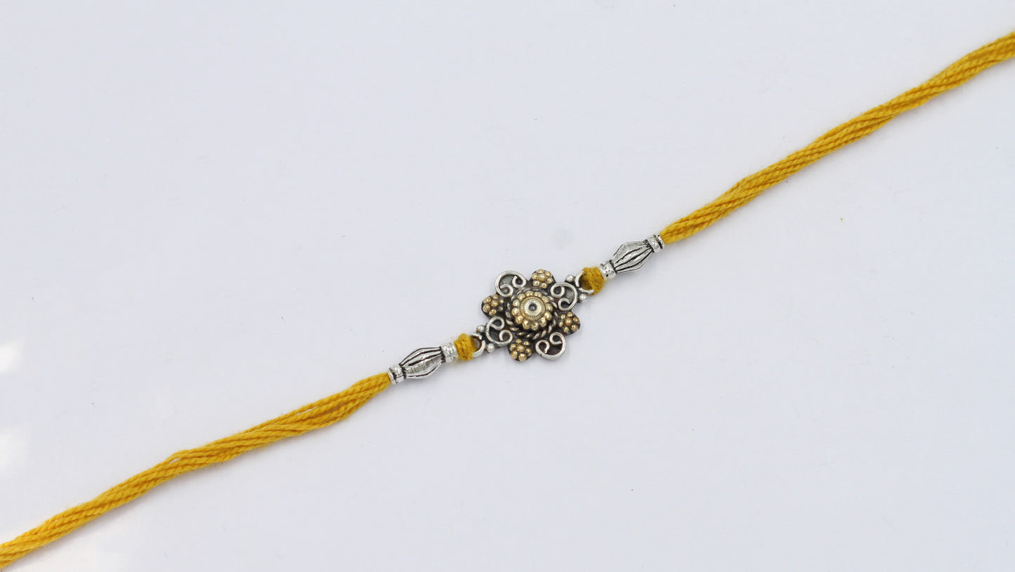 Sangeeta Boochra "925 Sterling Silver Rakhi: Timeless Bond"