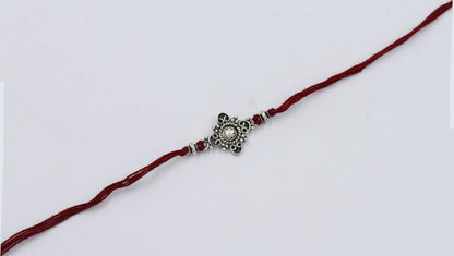 Sangeeta Boochra "925 Sterling Silver Rakhi: Timeless Bond"