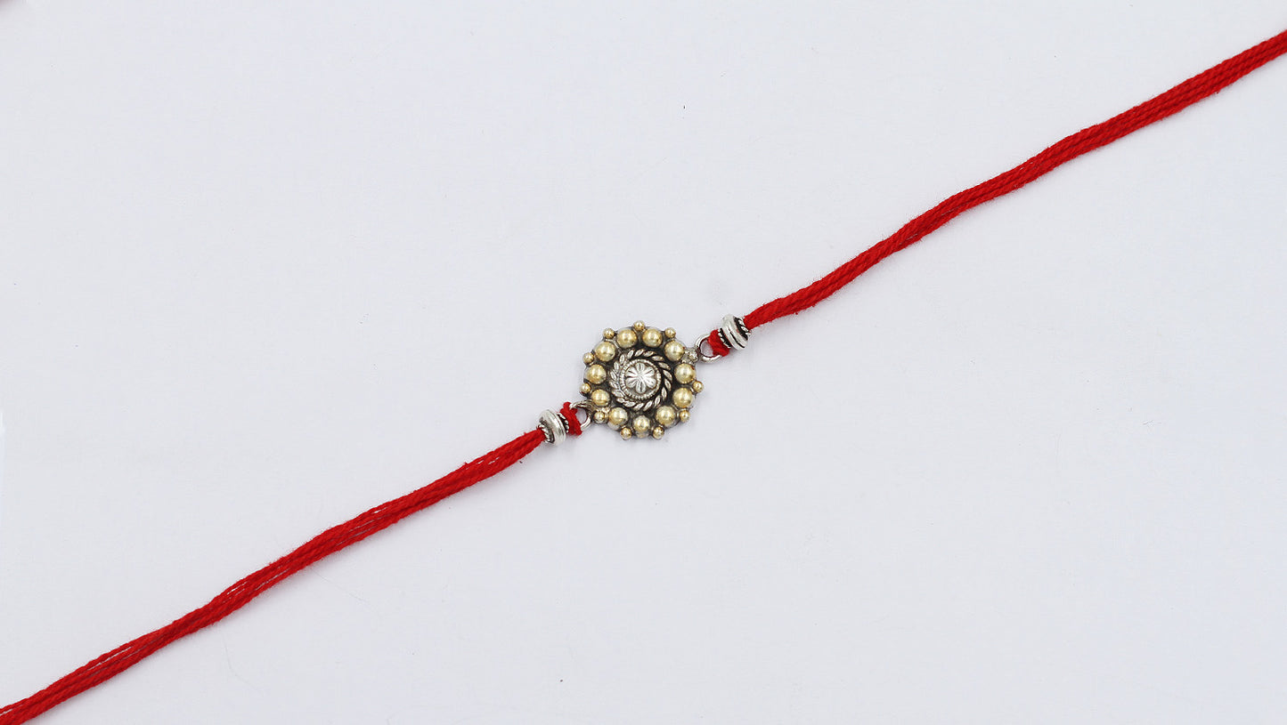 Sangeeta Boochra "925 Sterling Silver Rakhi: Timeless Bond"