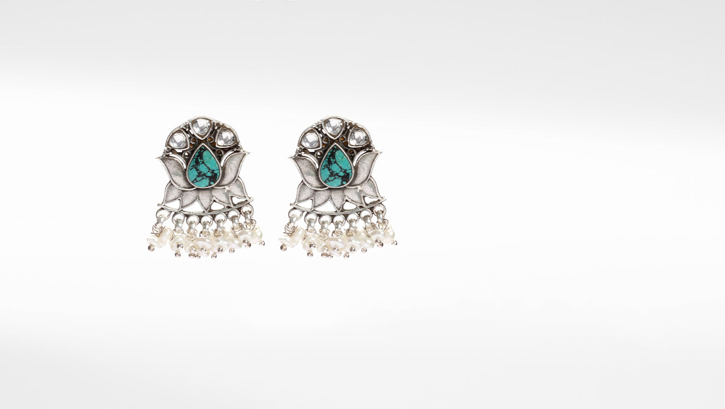 Sangeeta Boochra Silver Earrings