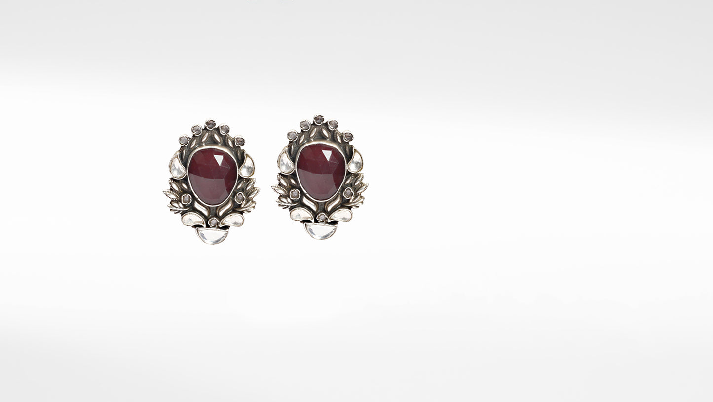 Sangeeta Boochra Silver Earrings