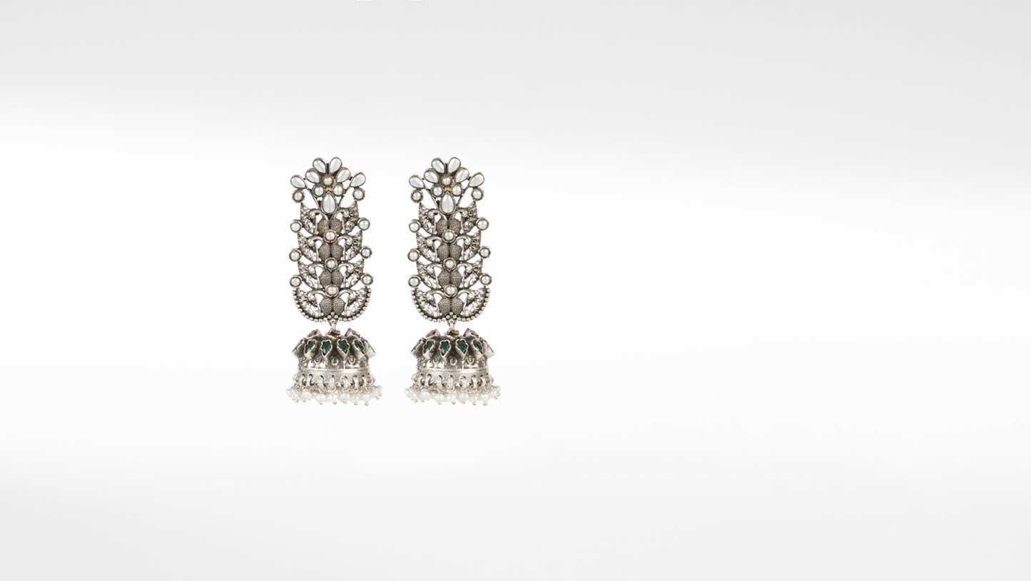 Sangeeta Boochra Silver Earrings