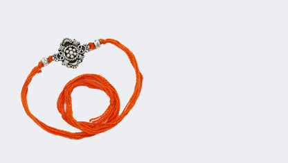 Sangeeta Boochra "925 Sterling Silver Rakhi: Timeless Bond"