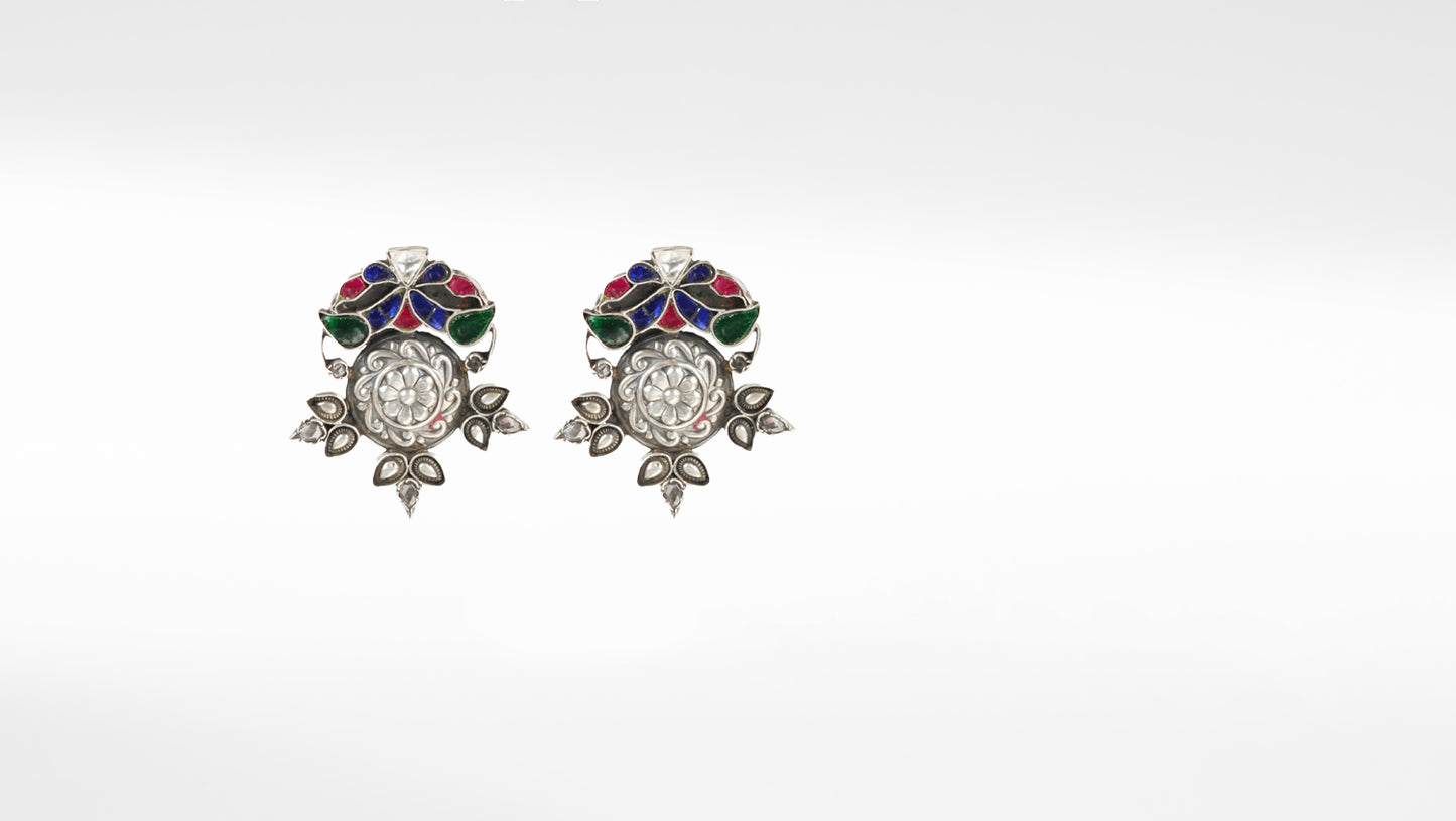 Sangeeta Boochra Silver Earrings