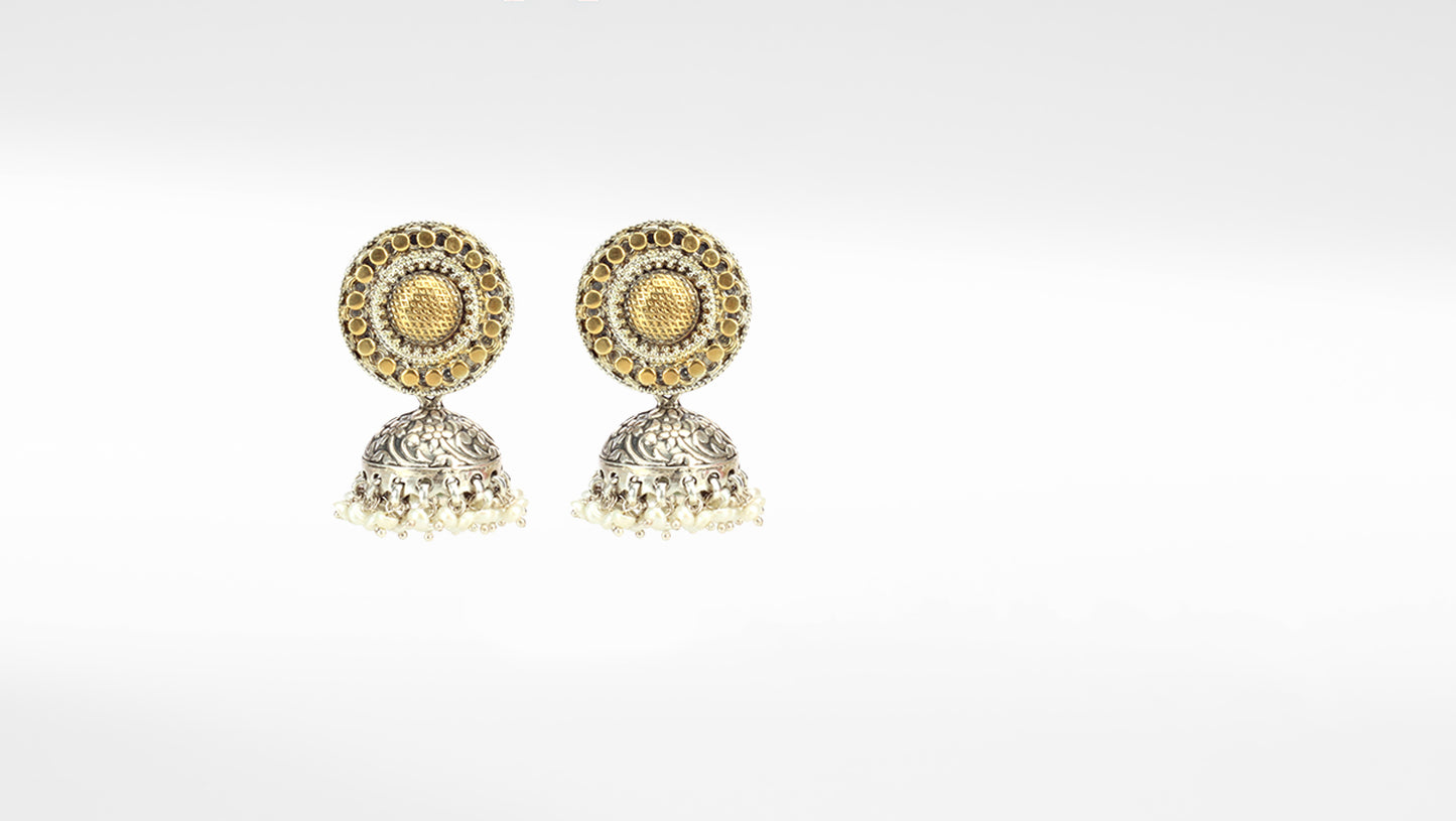 Sangeeta Boochra Silver Earrings