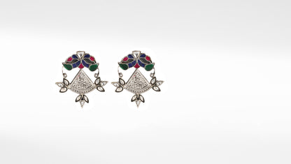 Sangeeta Boochra Silver Earrings