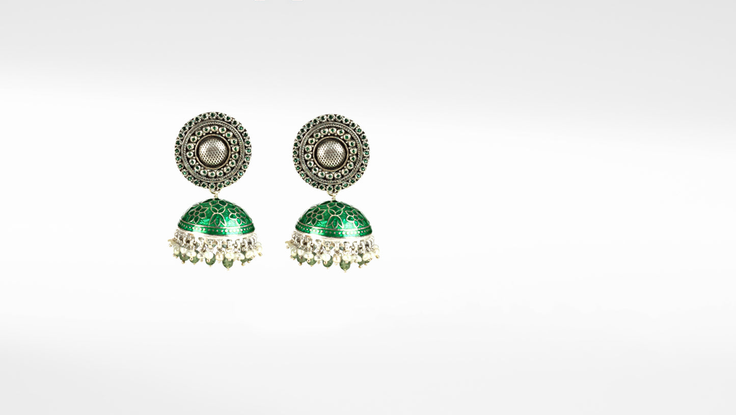 Sangeeta Boochra Silver Earrings