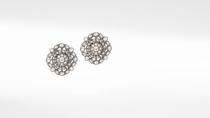 Silver Olivia Stud Earring