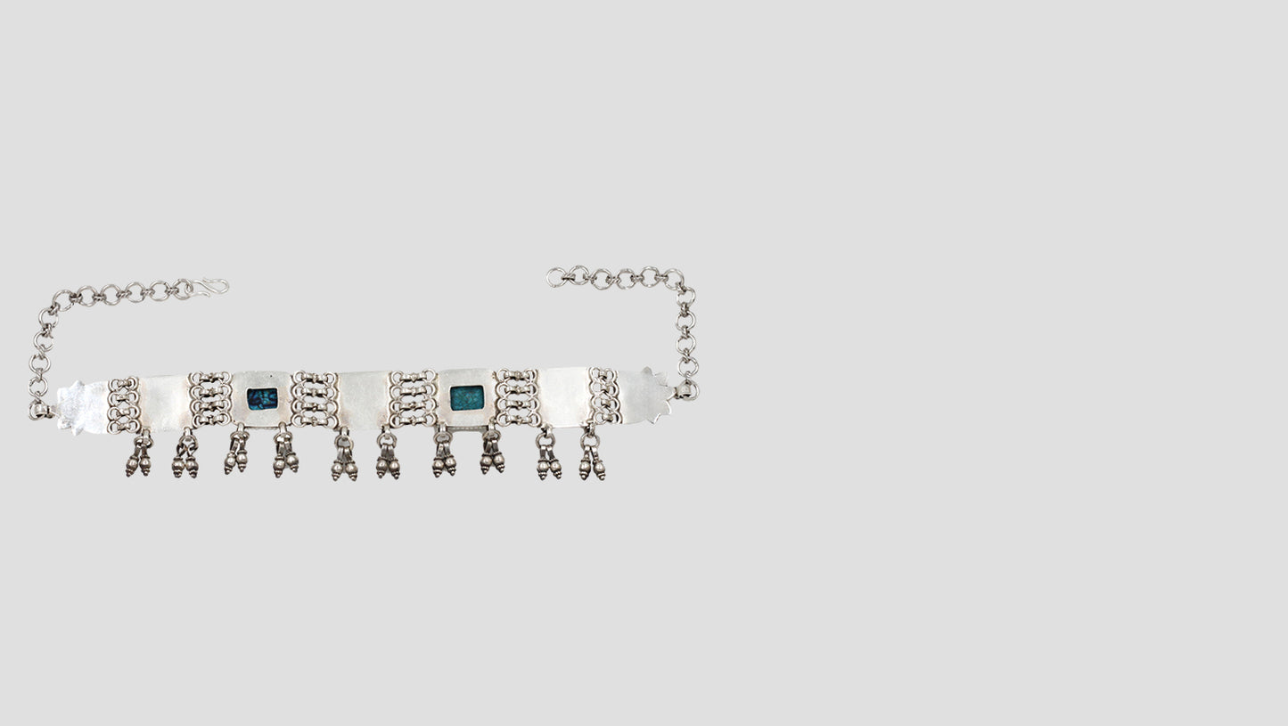 Timeless Splendor: Artisan Silver Choker by Sangeeta Boochra