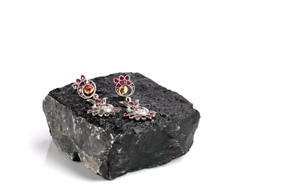 Sangeeta Boochra Silver Earrings