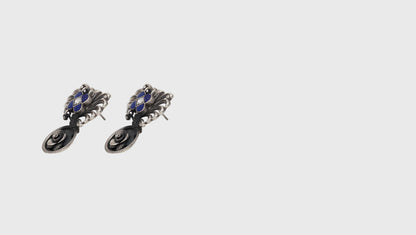 Exquisite Design: Sangeeta Boochra Handcrafted Silver Earrings