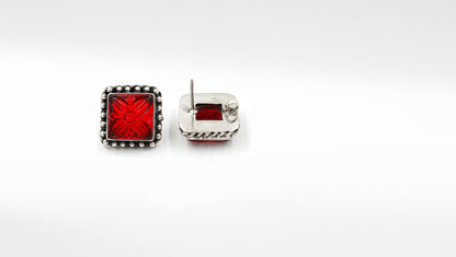 Silver Isabella Stud Earring