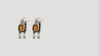 Ornate Beauty: Sangeeta Boochra Designer Silver Studs