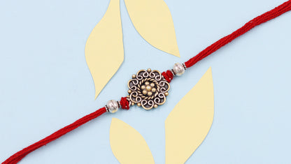 Sangeeta Boochra "925 Sterling Silver Rakhi: Timeless Bond"