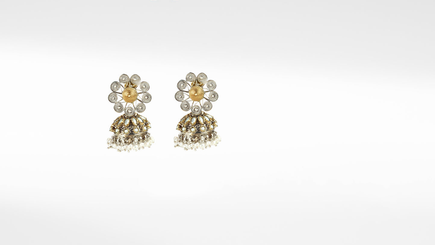 Sangeeta Boochra Silver Earrings