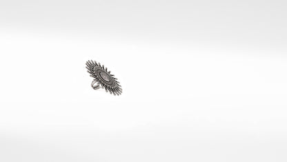 Sangeeta Boochra Silver Ring