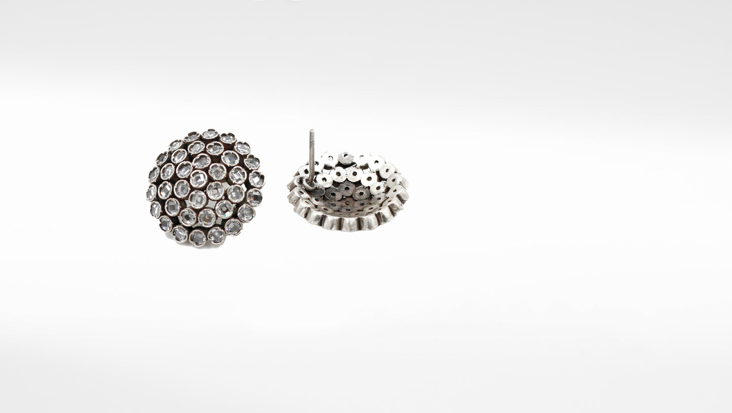 Silver Shayana Stud Earring