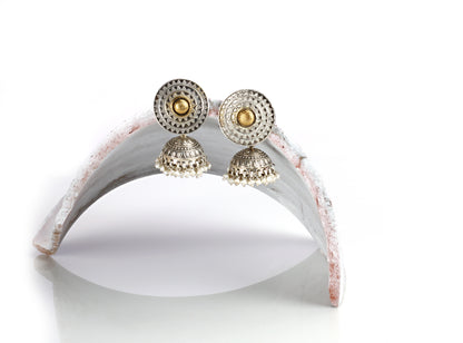 Sangeeta Boochra Silver Earrings
