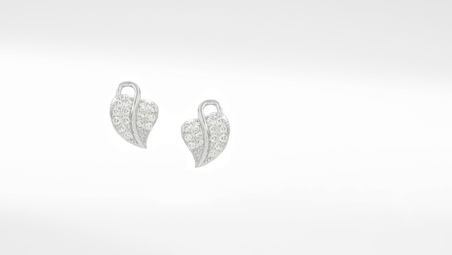 Sangeeta Boochra 925 Sterling Silver CZ Stud Earring