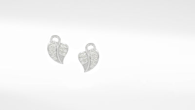 Sangeeta Boochra 925 Sterling Silver CZ Stud Earring