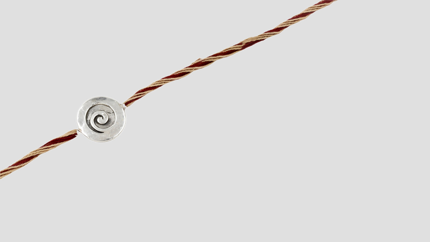 Heritag Silver Rakhi in Silver by Sangeeta Boochra