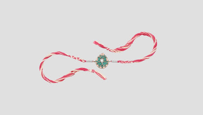 "Lotus Grace Silver Rakhi by Sangeeta Boochra"