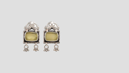 "Classic Splendor: Handcrafted Silver Studs by Sangeeta Boochra "