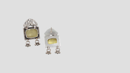 "Classic Splendor: Handcrafted Silver Studs by Sangeeta Boochra "
