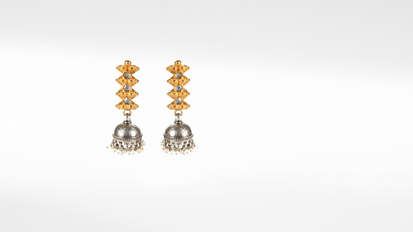 Sangeeta Boochra Silver Earrings