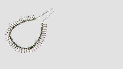 Handcrafted Tribal-Inspired 925 Silver Necklace with Antique Finish