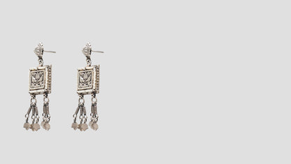 Regal Heritage: Sangeeta Boochra Silver Choker & Earring Set