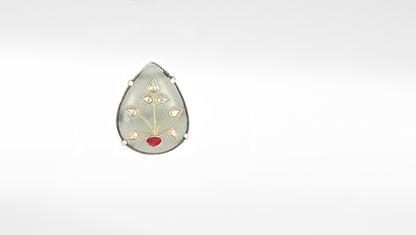 Sangeeta Boochra Silver Ring