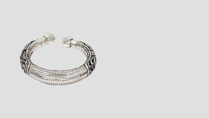 Elegant Handcrafted 925 Silver Kada by Sangeeta Boochra