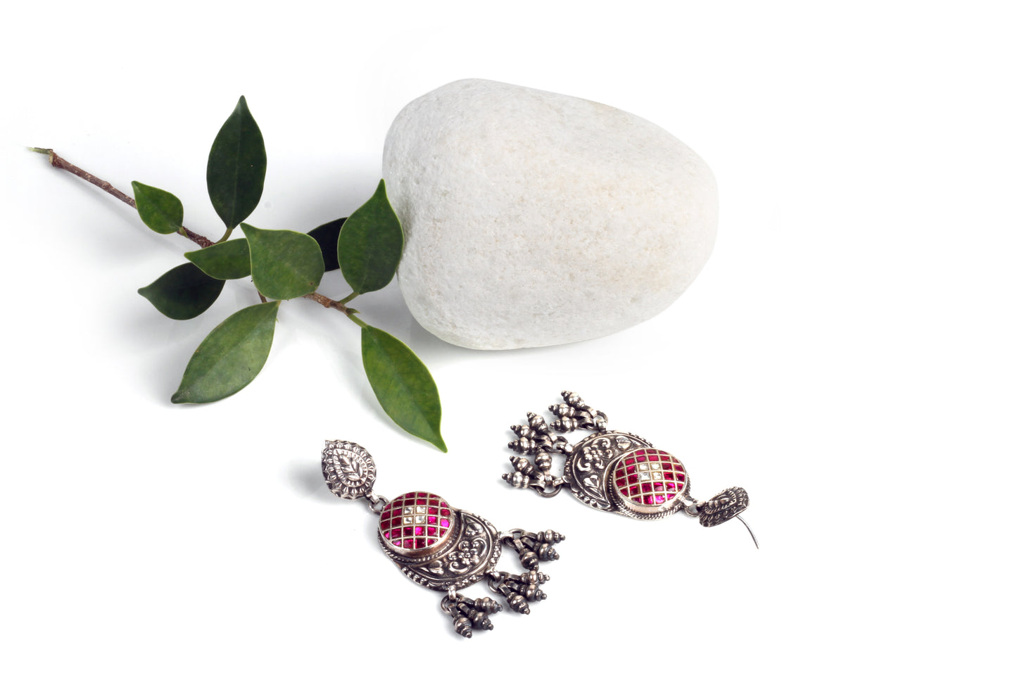 Sangeeta Boochra Silver Earrings