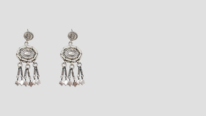 Ethereal Elegance: Sangeeta Boochra's Artisanal Silver Earrings