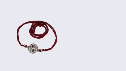 Sangeeta Boochra "925 Sterling Silver Rakhi: Timeless Bond"