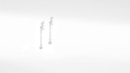 Sangeeta Boochra 925 Sterling Silver CZ Stud Earring