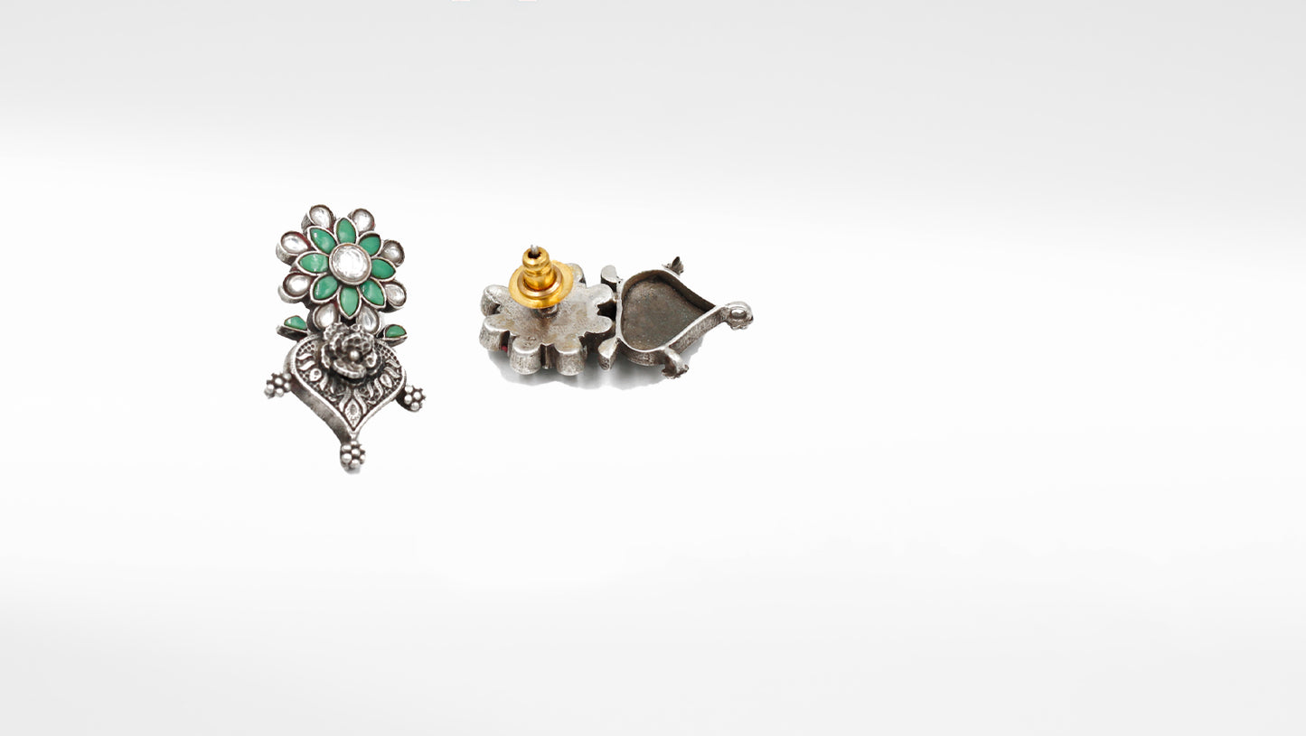 Silver Natasha Earring