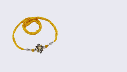 Sangeeta Boochra "925 Sterling Silver Rakhi: Timeless Bond"