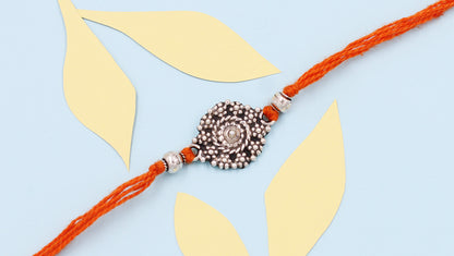 Sangeeta Boochra "925 Sterling Silver Rakhi: Timeless Bond"