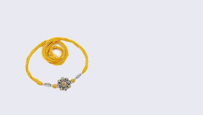 Sangeeta Boochra "925 Sterling Silver Rakhi: Timeless Bond"