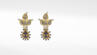 Gold Plated Silver Earrings