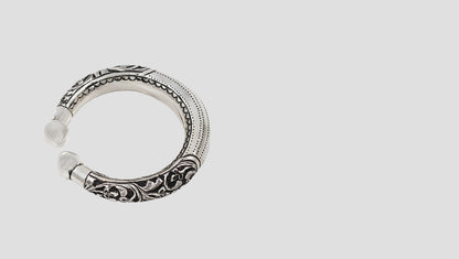 Elegant Handcrafted 925 Silver Kada by Sangeeta Boochra