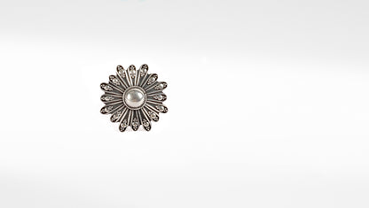 Sangeeta Boochra Silver Ring