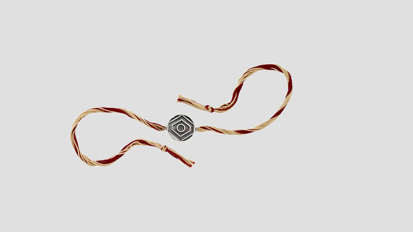 Sangeeta Boochra "925 Sterling Silver Rakhi: Timeless Bond"